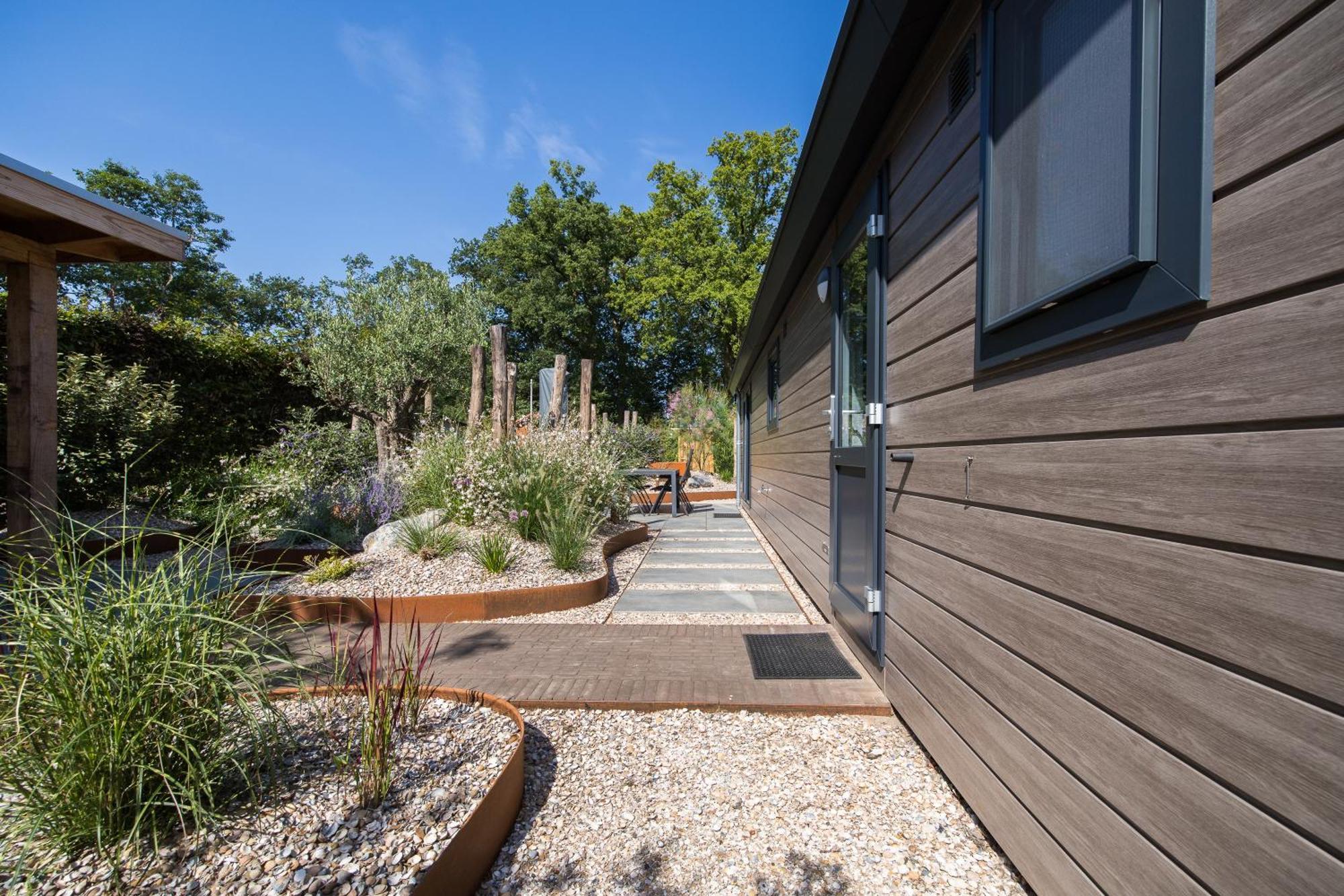 Modern Ingericht Chalet Op Groen Park Op De Veluwe Epe Buitenkant foto