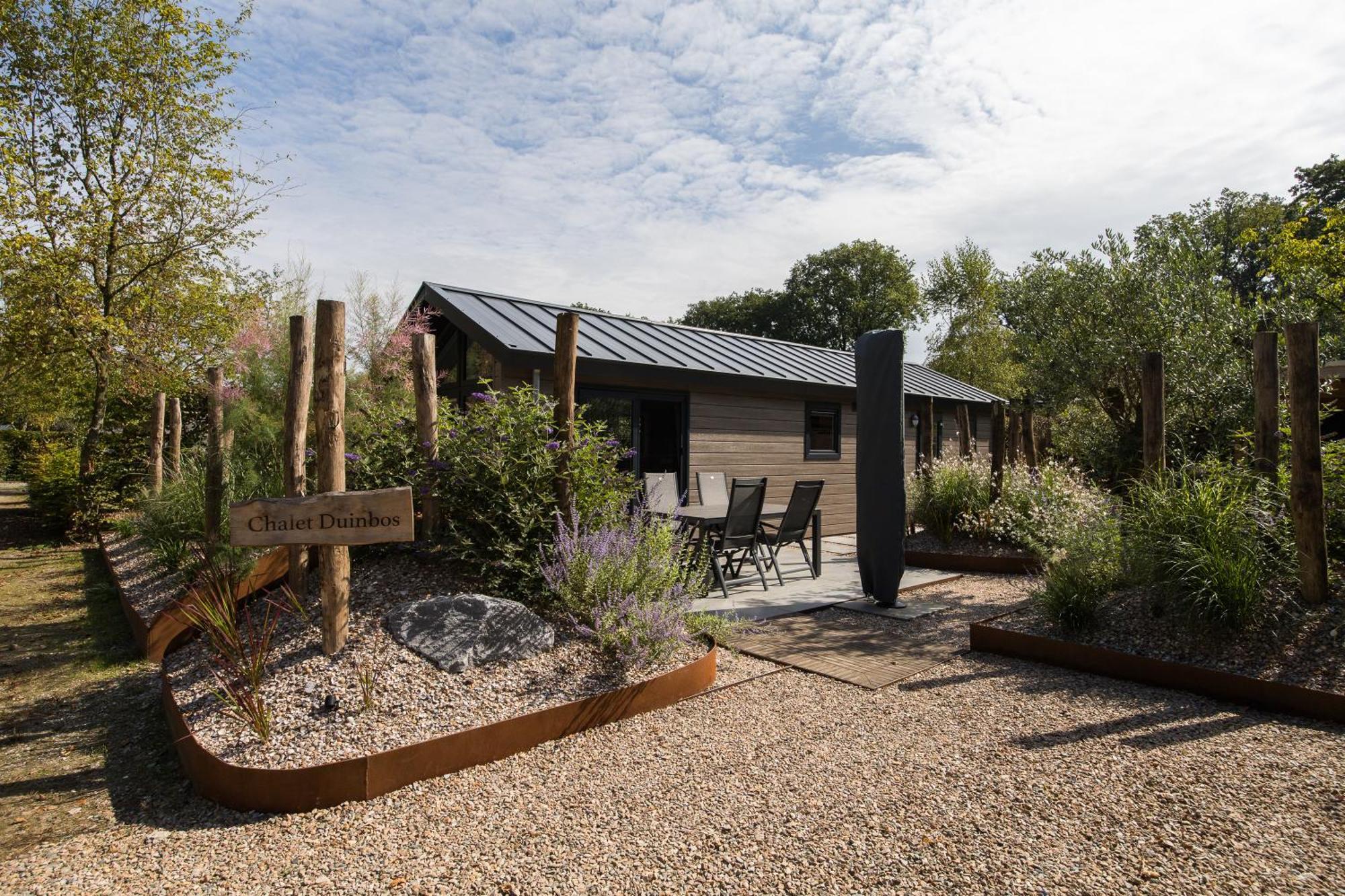 Modern Ingericht Chalet Op Groen Park Op De Veluwe Epe Buitenkant foto