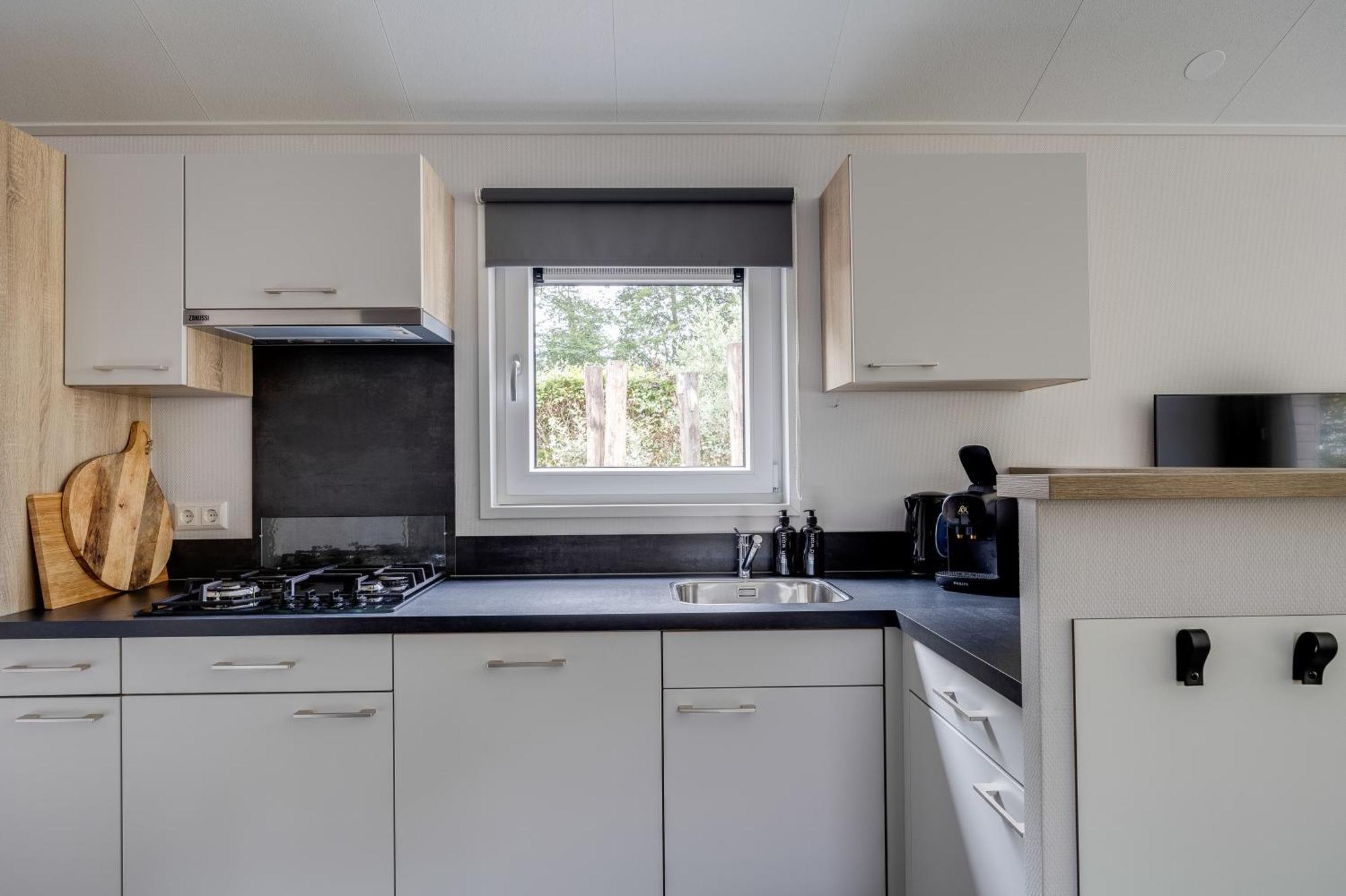 Modern Ingericht Chalet Op Groen Park Op De Veluwe Epe Buitenkant foto