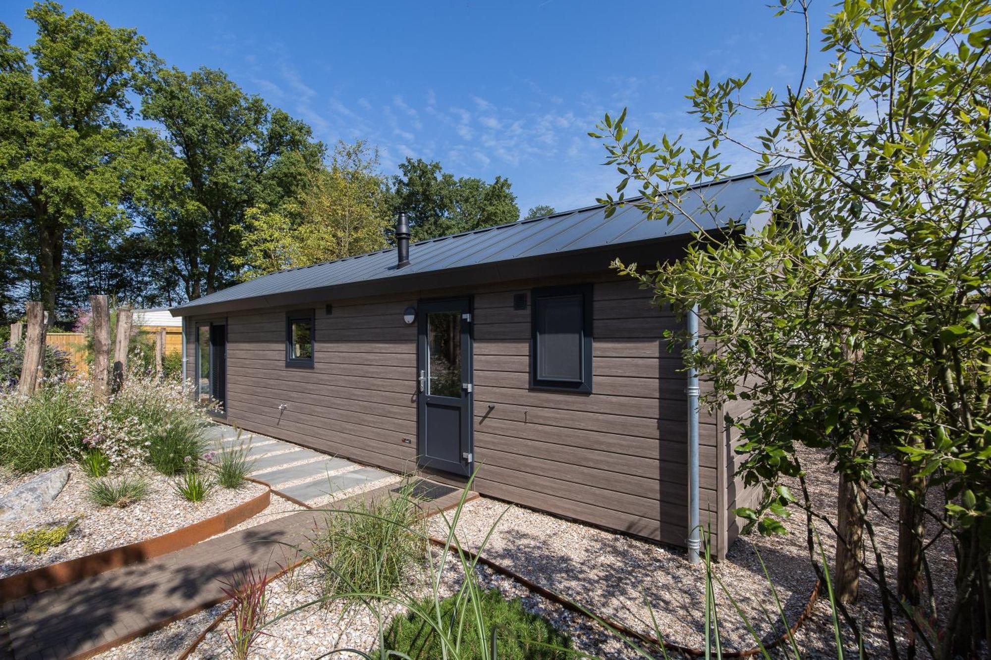 Modern Ingericht Chalet Op Groen Park Op De Veluwe Epe Buitenkant foto
